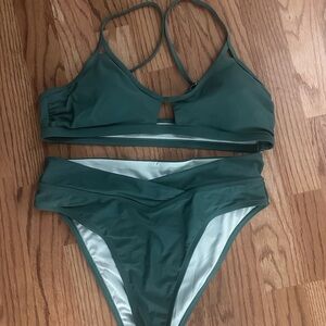Women's Green Bikini Set